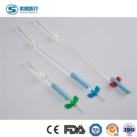 Sunton Wholesale Custom Safety Disposable AV Fistula Needles Rotating