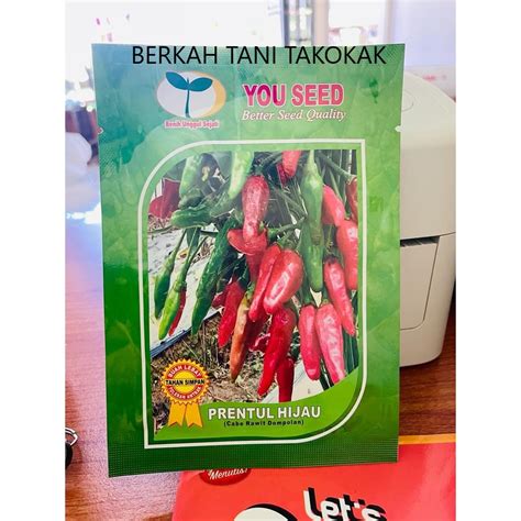 Jual Bibit Cabe Rawit Hijau Unggul Prentul Hijau G Dari You Seed