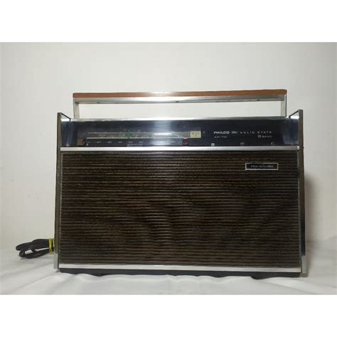 Radio Transglobe Philco Ford Solid State Am Fm 9 Band Antigo Shopee