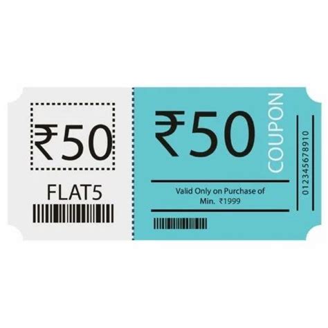 Coupons Printing Service in Noida | ID: 2851108234473