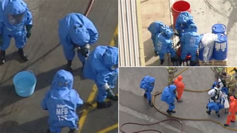 Chemical Spill Seven People Including Five Firefighters Taken To Hospital 7news