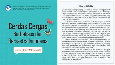 Kunci Jawaban Bahasa Indonesia Kelas 10 Halaman 63 Kurikulum Merdeka Hikayat Si Miskin