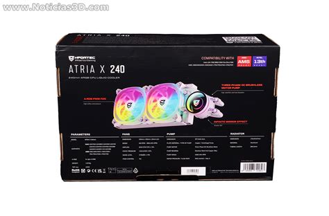 Nfortec Atria X 240 Review buen kit refrigeración líquida A RGB