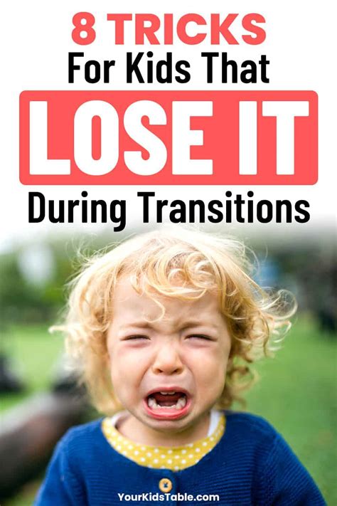 8 Tricks To Improve Transitions For Children Your Kids Table