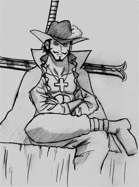 'Hawkeye' Mihawk Sitting by Goblins911 on DeviantArt