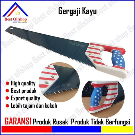 Jual Gergaji Graji Kayu Gagang Fiber Lapis Karet Usa Gergaji Kayu