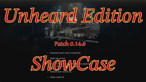 Unheard Edition Showcase Escape From Tarkov YouTube