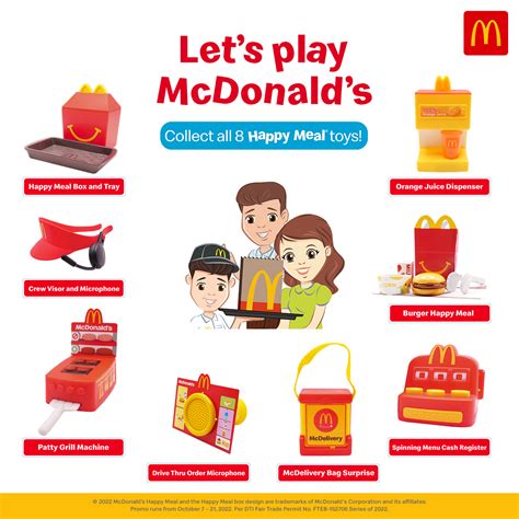 recreate  mcdonalds experience  home    happy meal toy