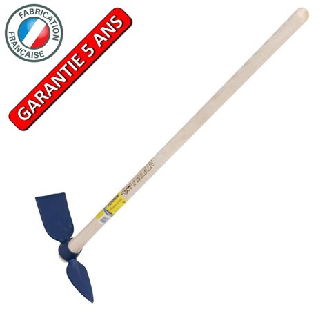 Serfouette forgée panne et langue de 26 cm manche 1 30 m pour le