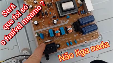 TV Samsung UN39FH5003G deu uma queda de energia e não ligou mais não