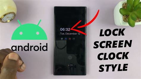 How To Change Lock Screen Clock Style On Android Samsung Galaxy Youtube