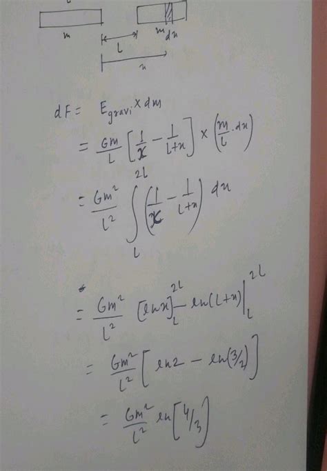 Two Identical Thin Uniform Rods Of Mass M And Length L Are Placed As