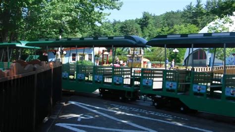 Storyland Train Going Over Crossing Youtube