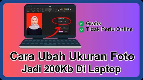 Cara Mengubah Ukuran Foto Menjadi Kb Di Laptop Youtube