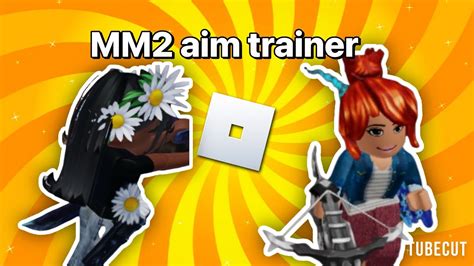 Playing Mm2 Aim Trainer Youtube