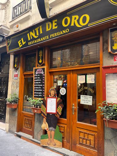 Restaurante El Inti De Oro En Madrid