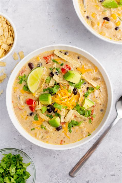 Slow Cooker Mexican Corn Chicken Soup Gluten Free Healthy Hearty