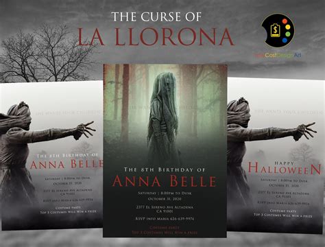 The Curse Of La Llorona The Curse Of La Llorona Invitation Etsy UK