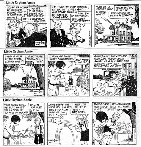 Jungle Frolics Little Orphan Annie Strip 1985