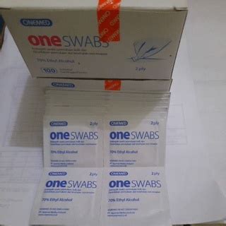 Jual Oneswabs Merk Onemed Alkohol Swab Merk Onemed Shopee Indonesia