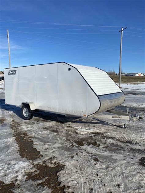 2023 TRITON TC-167 WHITE SNOWMOBILE ENCLOSED TRAILER | Lakes Area ...