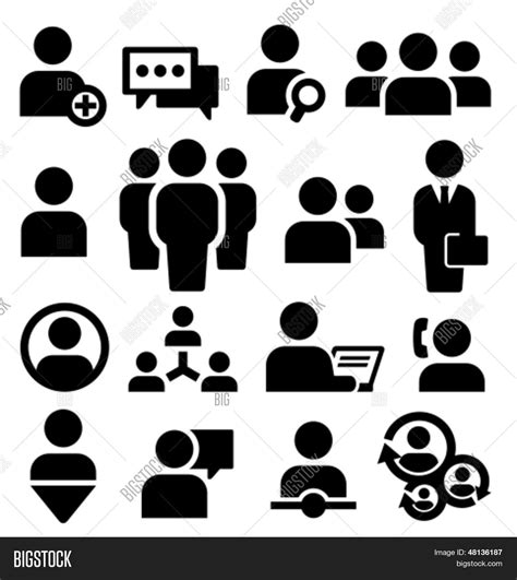 Vector Y Foto Set De Iconos De Prueba Gratis Bigstock