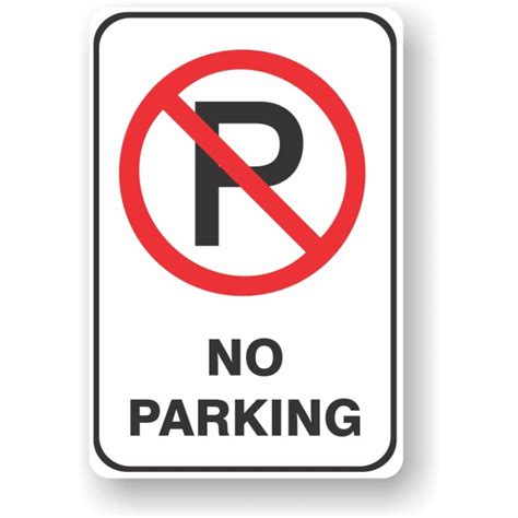 No Parking - Metal Parking Sign