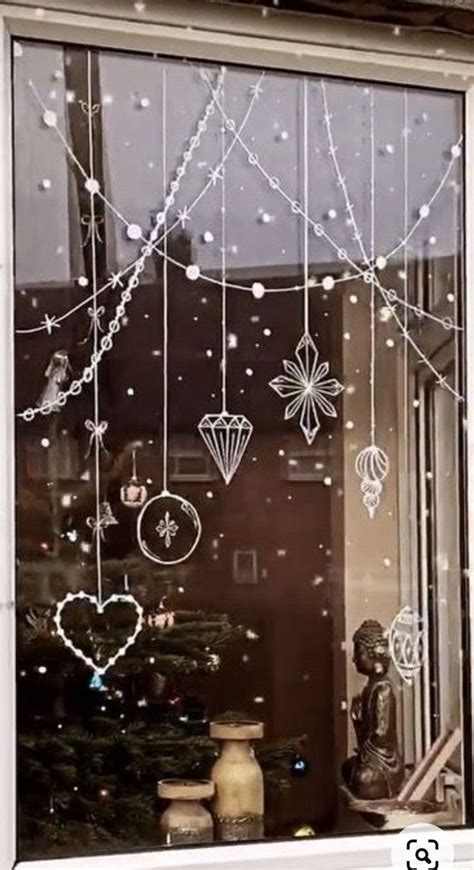 Pin By Astrid On DECO VITRES Christmas Window Decorations Christmas