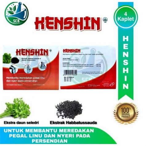 Jual Kenshin Obat Herbal Sendi Dan Linu Box Isi 12 Strip Shopee Indonesia