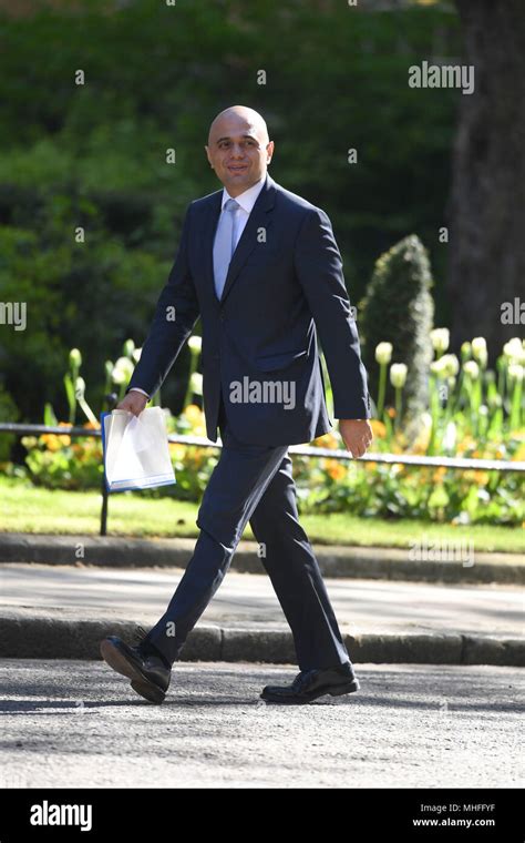 Newly Appointed Home Secretary Sajid Javid Arriving In Downing Street