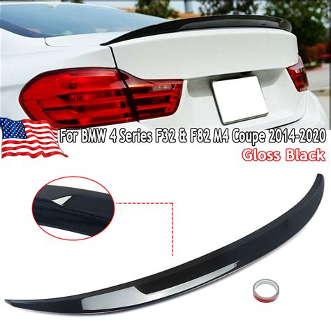 Gloss Black Rear Trunk Spoiler Wing For Bmw 4 Series F32 F82 M4 Coupe 2014 2020 For Sale