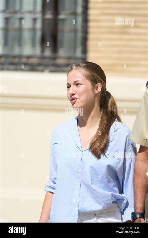 Zaragoza. Spain. 20230817, Crown Princess Leonor attends the first day ...