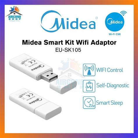 MIDEA Smart Kit Wifi Adaptor For Wall Type Air Conditioners Model EU