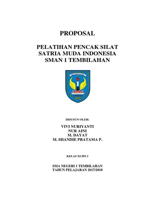 Proposal Latihan Pencak Silat Pdf