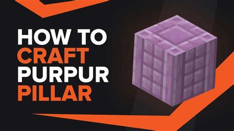 How To Make Purpur Slab In Minecraft