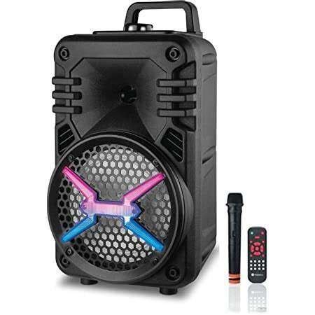 Speaker Bluetooth Karaoke Portable KIMISO QS 3381 Free Mic Ukuran 6