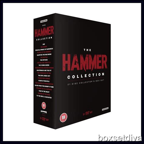 THE ULTIMATE HAMMER COLLECTION 21 CLASSIC FILMS BRAND NEW DVD