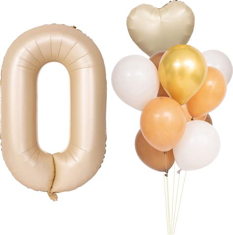 Globos de 40 pulgadas con números de caramelo papel de aluminio de