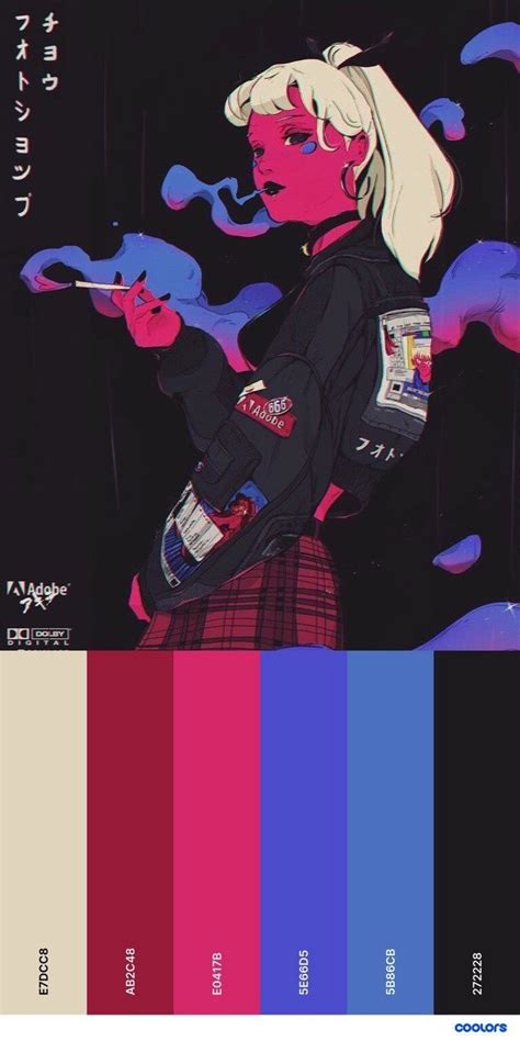 Hex Color Palette Palette Art Paint Color Palettes Anime Poses