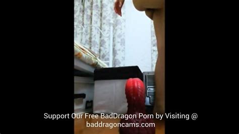 Bad Dragon Huge Dildo Vs Curvy Ass