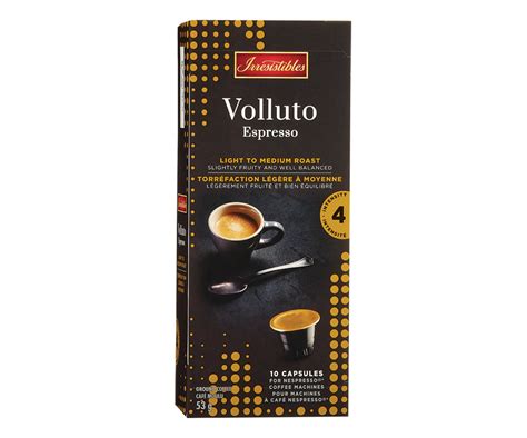 Volluto Espresso Capsules Pour Nespresso 10 Unités Irresistibles