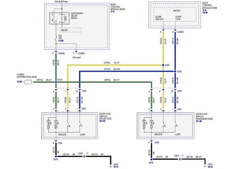 Type B Door Lock Wiring Diagram