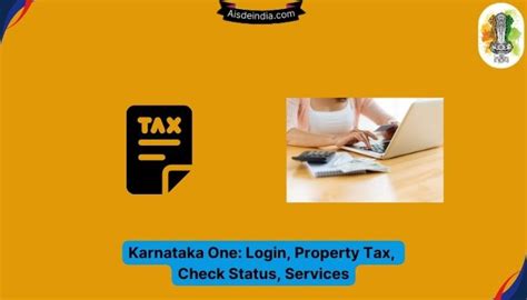 Karnataka One Web Portal 2023: Login & Pay Property Tax Online