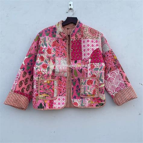 Quilted Jacket Etsy