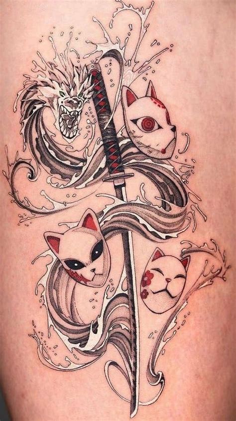 Pin By Kassidy Mata Flores On Tattoo Book Slayer Tattoo Anime