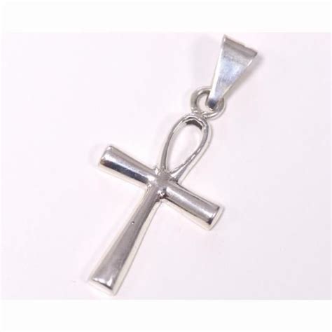 Grosse Croix Ankh Argent Massif Homme Argent Massif Argent Bijoux