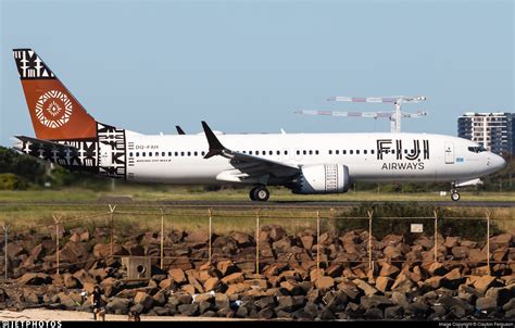 Dq Fah Boeing Max Fiji Airways Clayton Ferguson Jetphotos