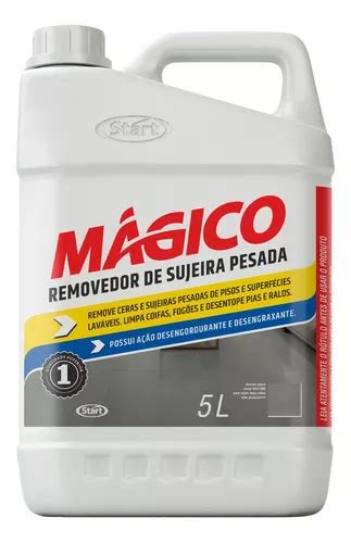 Desengordurante Sujeira Pesada Magico Start 5 L Remove Cera MercadoLivre