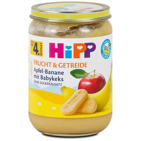 Hipp Babybrei Frucht Getreide Apfel Banane Mit Babykeks