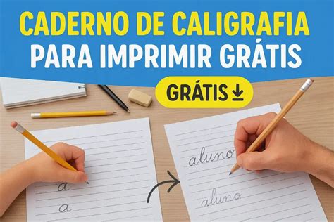 Caderno De Caligrafia Simples - 8